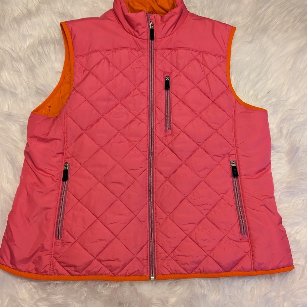 Land's End women's large 14/16 puffy vest